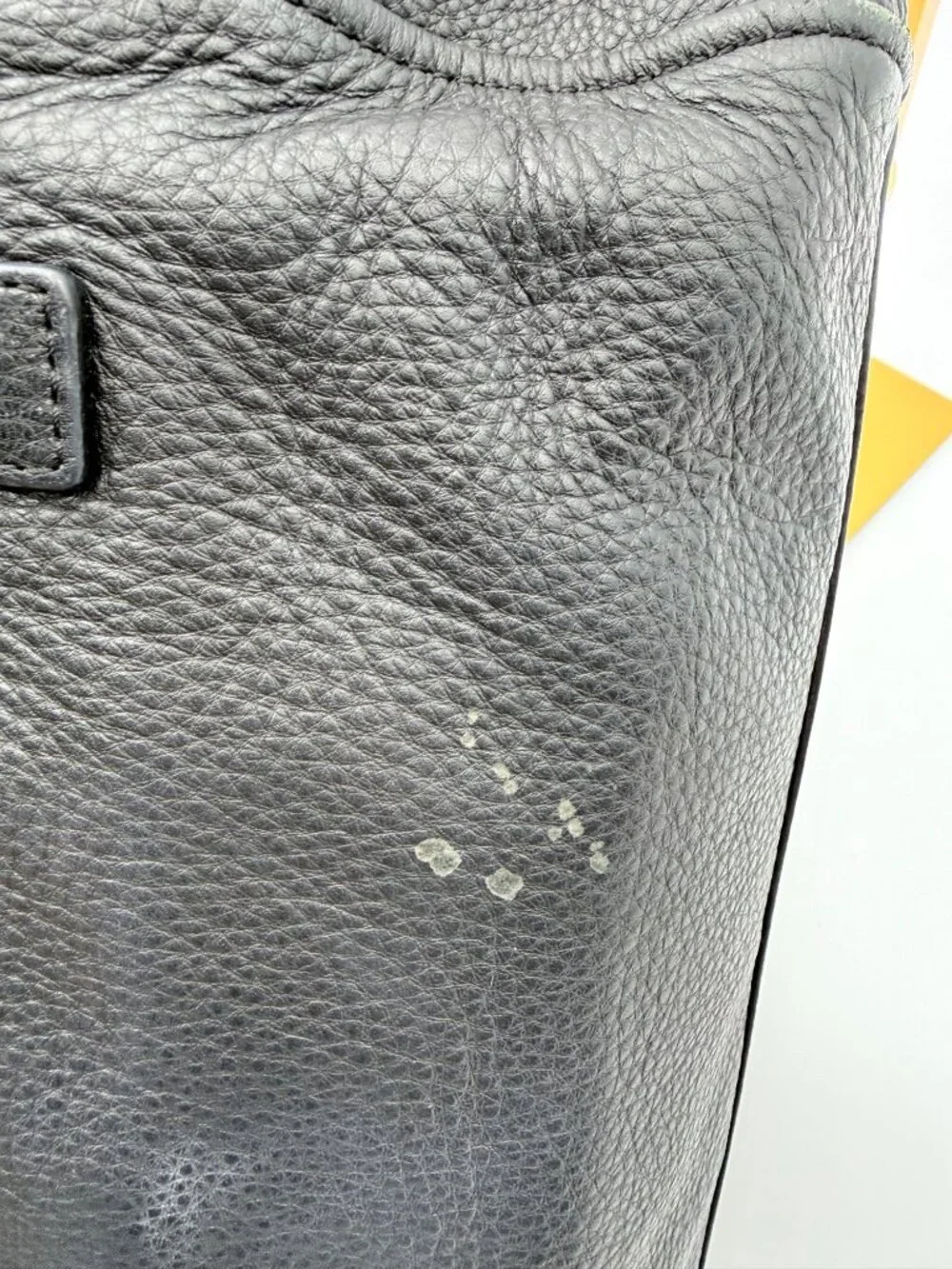 Michael Kors Women’s Black Pebbled Leather Satchel Bag  Tassel & Gold Hardware
